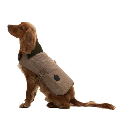 Barbour Quilted Dog Coat Sand Dune
