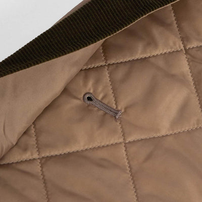 Barbour Quilted Dog Coat Sand Dune