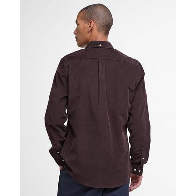 Barbour Ramsey Tailored Cord Shirt Dark Oak