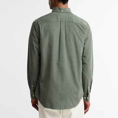 Barbour Ramsey Tailored Cord Shirt Agave Green