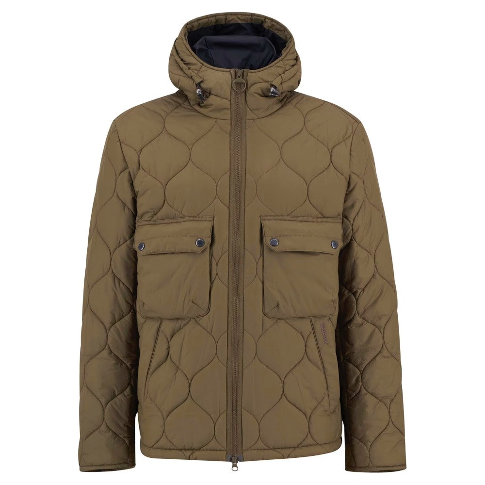 Barbour Re-Engineered Hooded Spey Quilt Jacket Beech