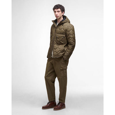 Barbour Re-Engineered Hooded Spey Quilt Jacket Beech