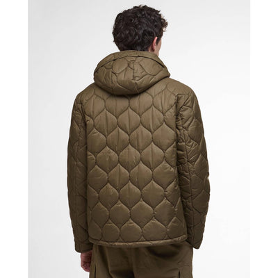 Barbour Re-Engineered Hooded Spey Quilt Jacket Beech