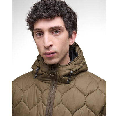 Barbour Re-Engineered Hooded Spey Quilt Jacket Beech