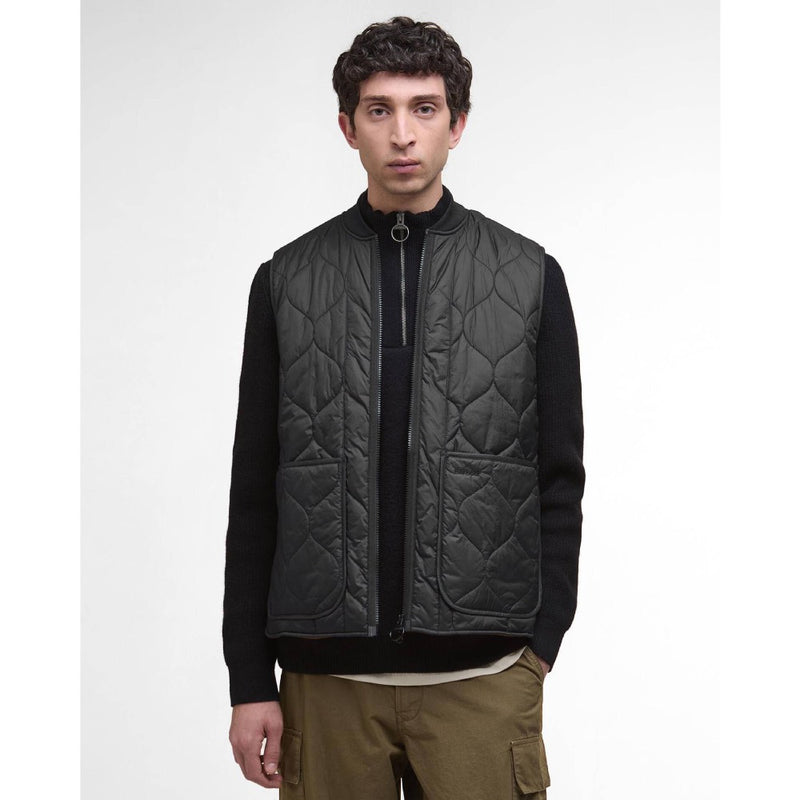 Barbour Re-Engineered Utility Liddesdale Quilted Gilet Black