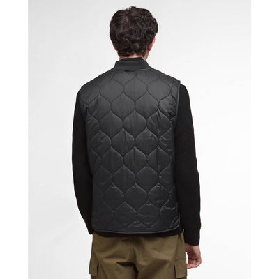 Barbour Re-Engineered Utility Liddesdale Quilted Gilet Black