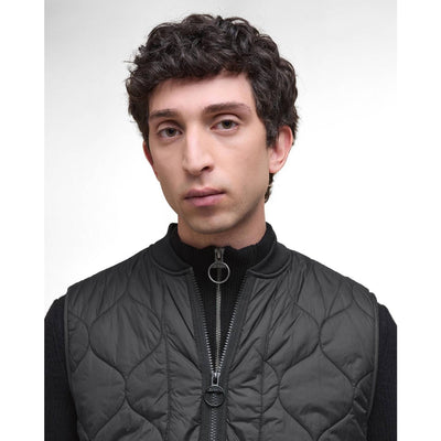 Barbour Re-Engineered Utility Liddesdale Quilted Gilet Black