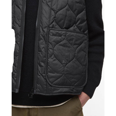 Barbour Re-Engineered Utility Liddesdale Quilted Gilet Black