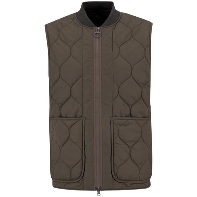 Barbour Re-Engineered Utility Liddesdale Quilted Gilet Dark Olive