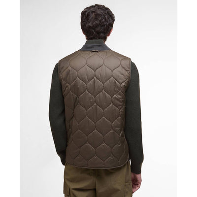 Barbour Re-Engineered Utility Liddesdale Quilted Gilet Dark Olive