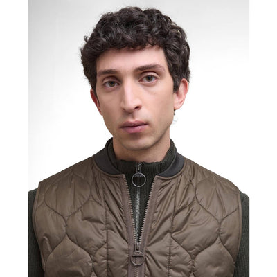 Barbour Re-Engineered Utility Liddesdale Quilted Gilet Dark Olive
