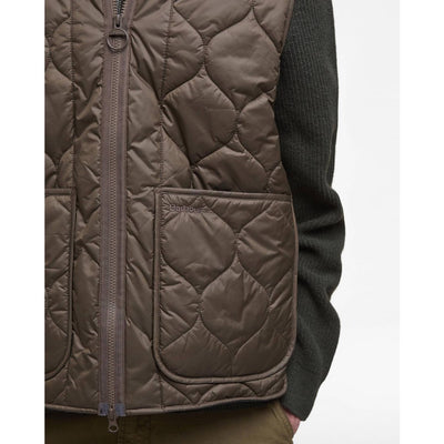 Barbour Re-Engineered Utility Liddesdale Quilted Gilet Dark Olive