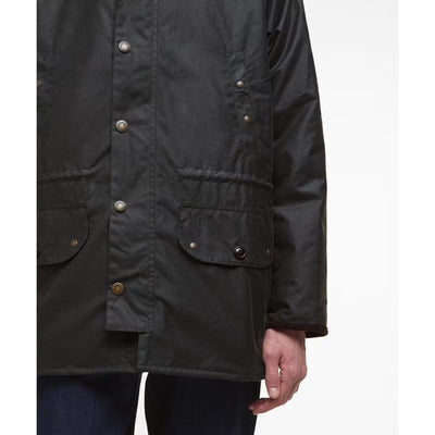 Barbour Reel Wax Parka Jacket Sage