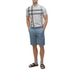 Barbour Men's Smart Chino Shorts Lead Blue