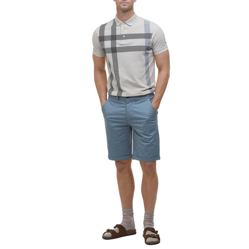 Barbour Men's Smart Chino Shorts Lead Blue