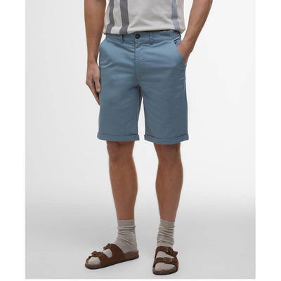 Barbour Men's Smart Chino Shorts Lead Blue