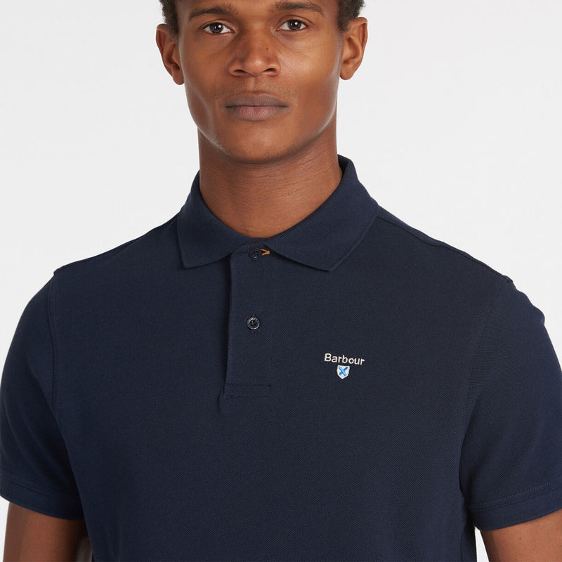 Barbour Sports Polo Shirt New Navy