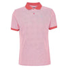 Barbour Mens Sports Polo Mix Shirt Red Spice
