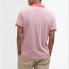 Barbour Mens Sports Polo Mix Shirt Red Spice