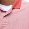Barbour Mens Sports Polo Mix Shirt Red Spice