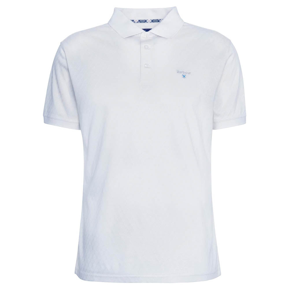 Barbour Sutton Tailored Polo Shirt Antique White