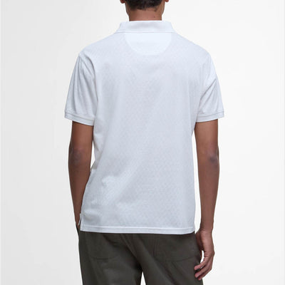 Barbour Sutton Tailored Polo Shirt Antique White