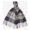 Barbour Men's Swinton and Galingale Beanie / Scarf Gift Set Blue Granite