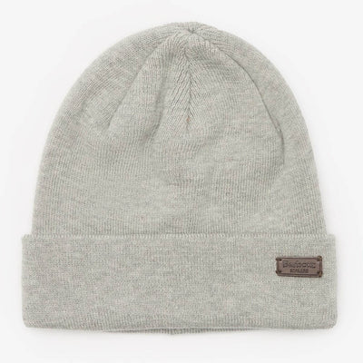 Barbour Men's Swinton and Galingale Beanie / Scarf Gift Set Blue Granite