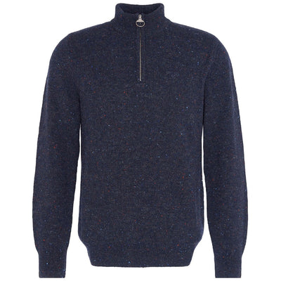 Barbour Tainsbury Half Zip Knitted Jumper Navy