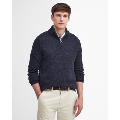 Barbour Tainsbury Half Zip Knitted Jumper Navy