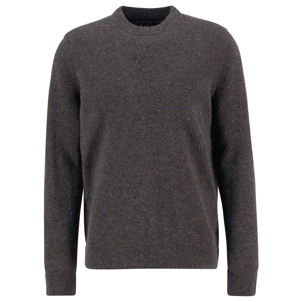 Barbour Tainsbury Wool Crew Neck Jumper Dark Oak