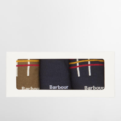 Barbour Tartan Sock Gift Box Classic Tartan
