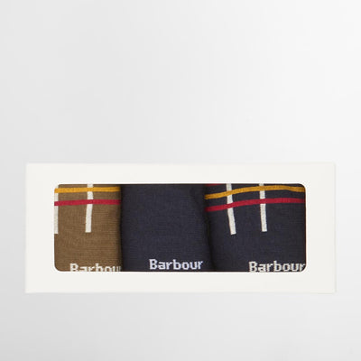 Barbour Tartan Sock Gift Box Classic Tartan