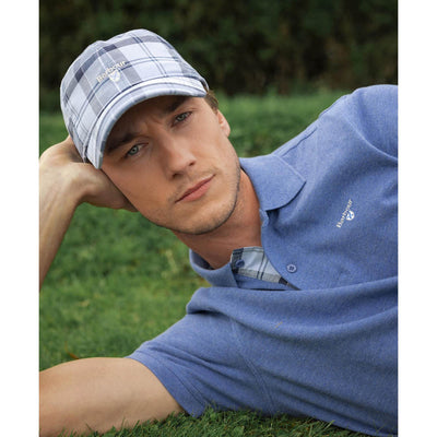 Barbour Tartan Sports Cap Berwick Blue