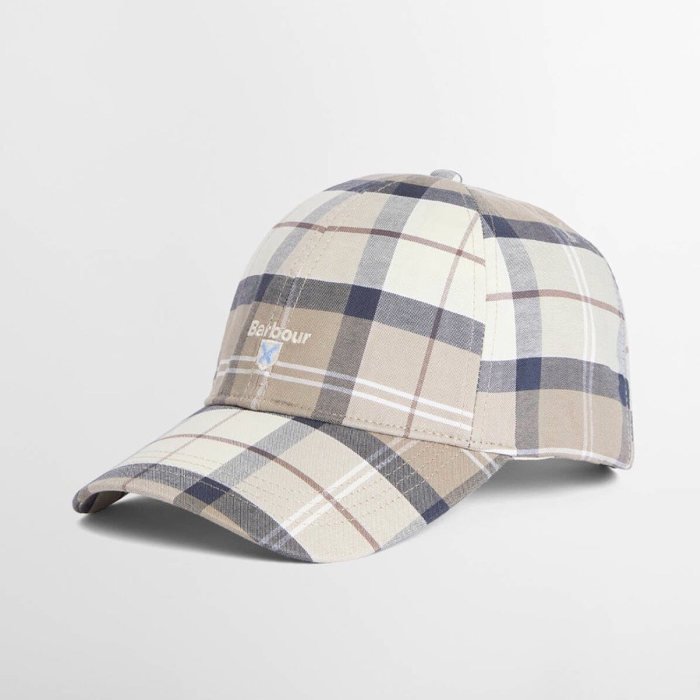 Barbour Tartan Sports Cap Oban Mist Tartan