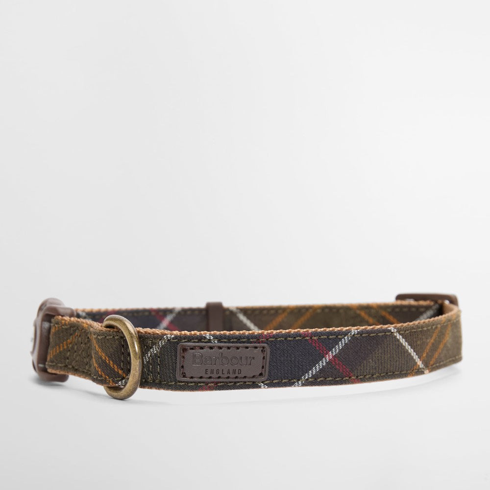 Barbour Tartan & Webbing Dog Collar Classic Tartan