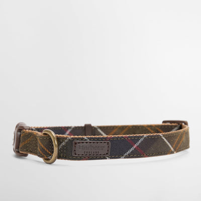 Barbour Tartan & Webbing Dog Collar Classic Tartan