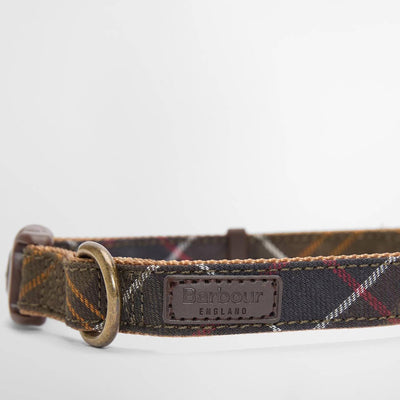 Barbour Tartan & Webbing Dog Collar Classic Tartan