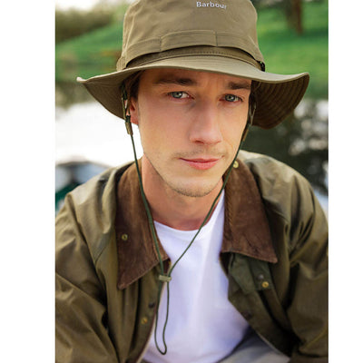 Barbour Teesdale Bucket Hat Army Green