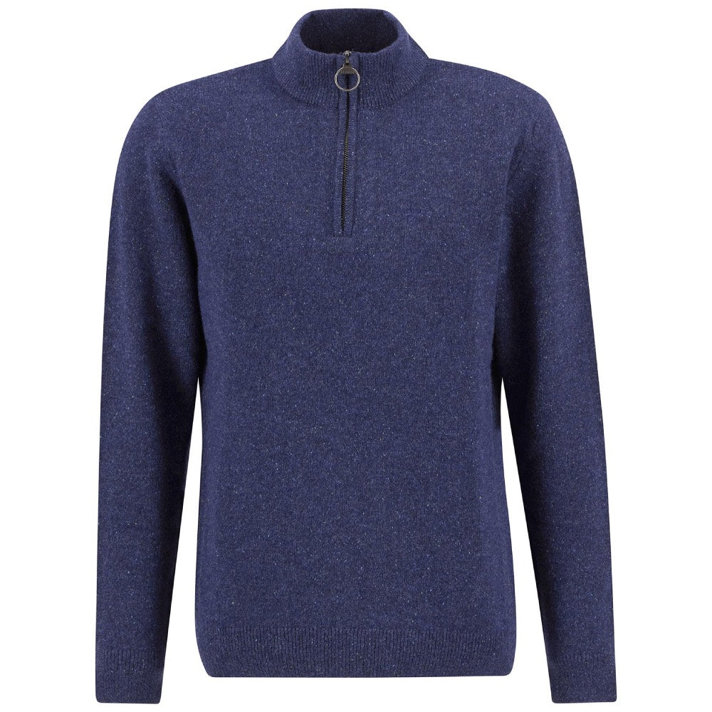 Barbour Tisbury Half Zip Sweater Deep Blue