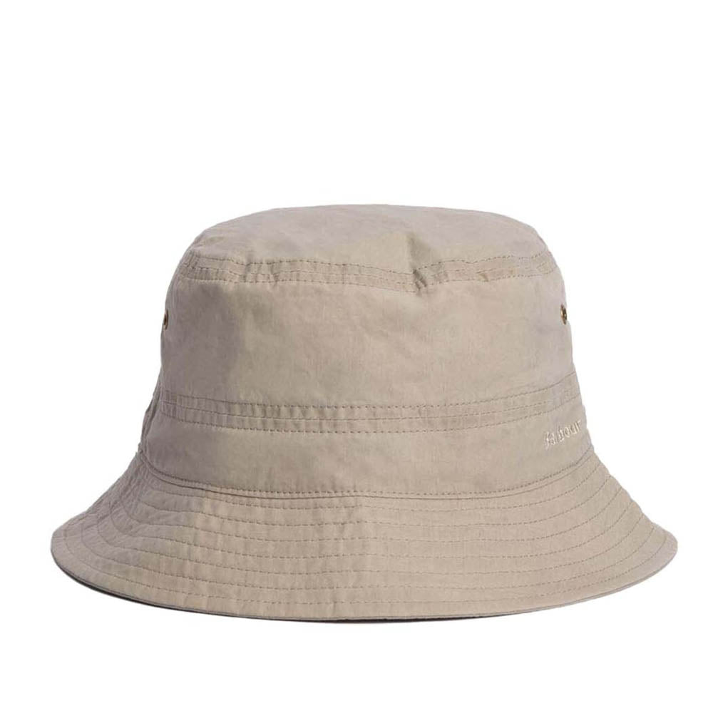 Barbour Transport Dry Wax Bucket Hat Concrete