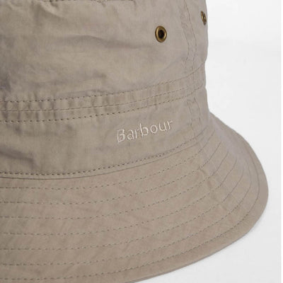 Barbour Transport Dry Wax Bucket Hat Concrete