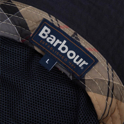 Barbour Transport Dry Wax Bucket Hat Navy