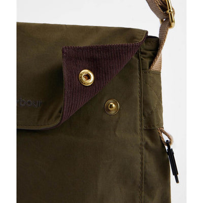 Barbour Transport Crossbody Bag Dusky Green