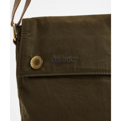 Barbour Transport Crossbody Bag Dusky Green