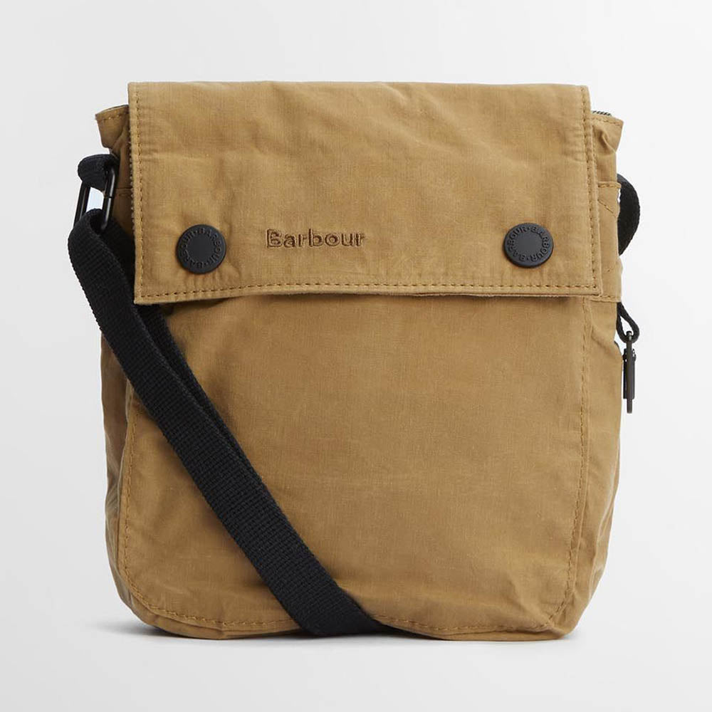 Barbour Transport Crossbody Bag Golden Khaki