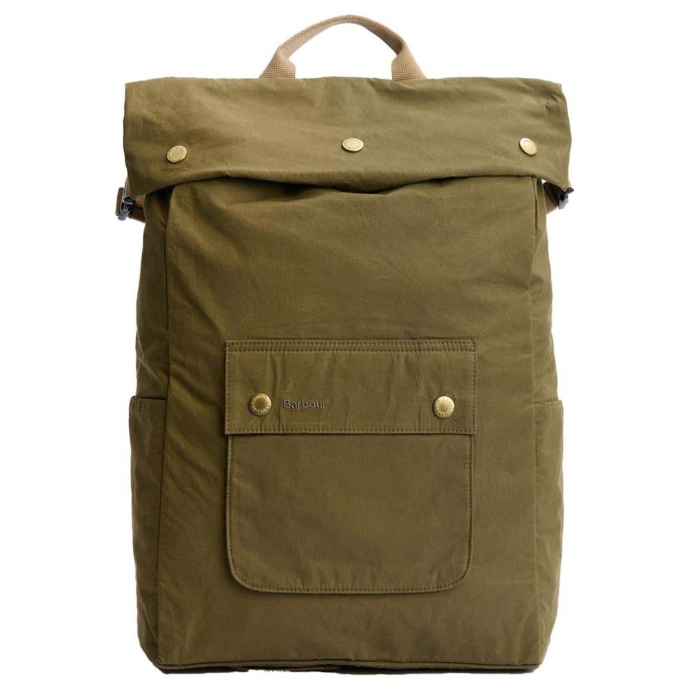 Barbour Transport Foldover Backpack Dusky Green