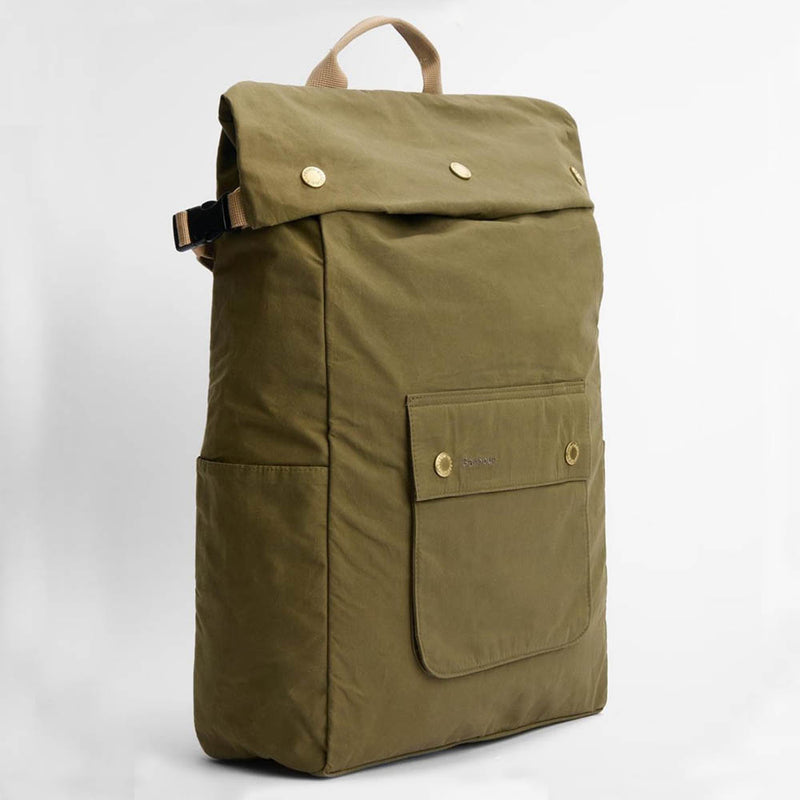 Barbour Transport Foldover Backpack Dusky Green