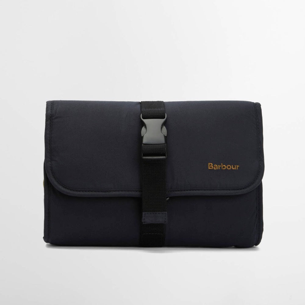 Barbour Transport Hanging Washbag Navy