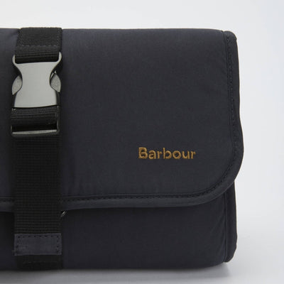 Barbour Transport Hanging Washbag Navy